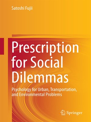 cover image of Prescription for Social Dilemmas